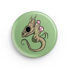 1.25" Forest Dragon Hatchling Button